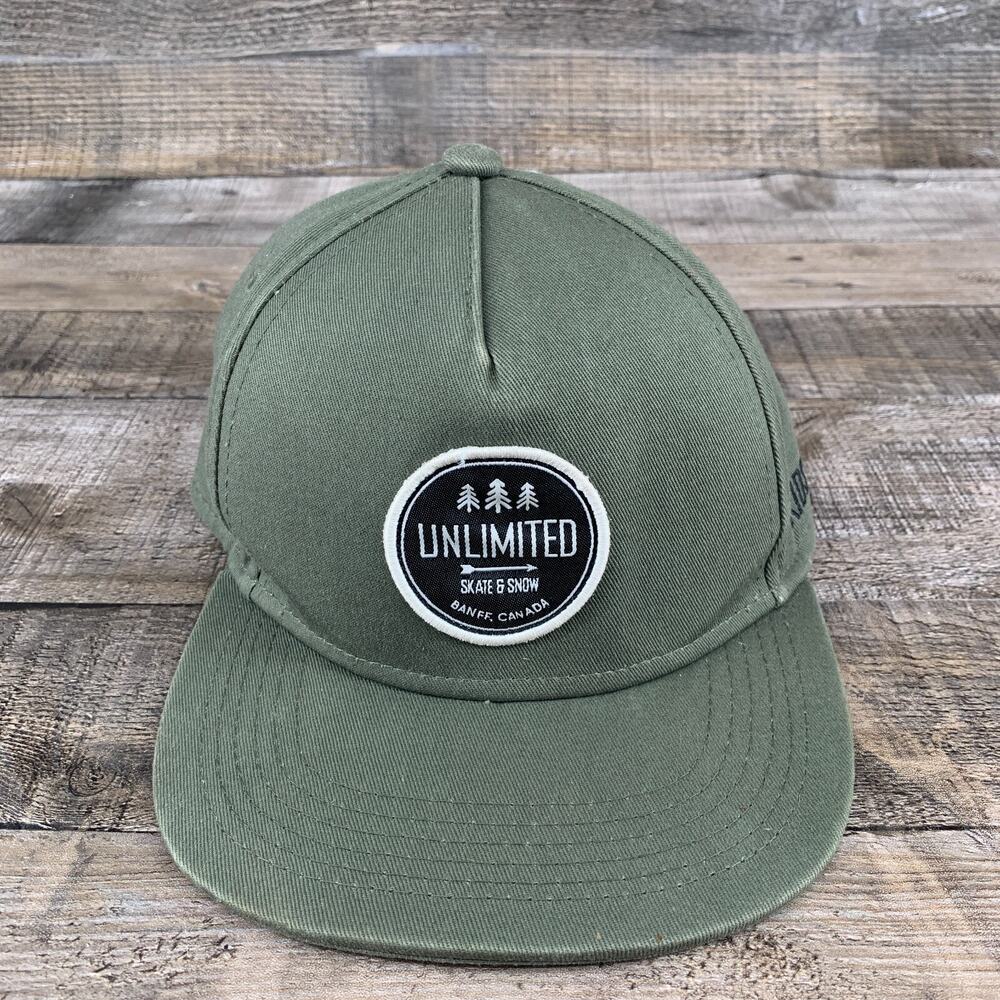 Skate & Snow Snapback Hat Kids Adjustable Cap Pukka Unlimited Skater Style